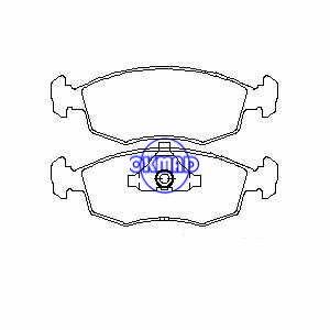 FORD ESCORT SCORPIO SIERRA Estate Hatchback Pastilha de freio OEM:5020817 FDB579 GDB371 WVA:20907 20908 21257, FF579